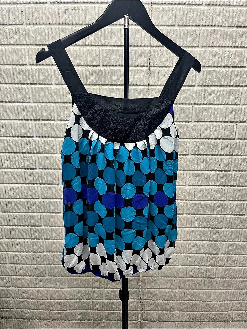 Kohl's Mini Dress in Blue & Black Size Medium NWT